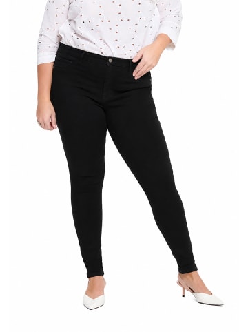 Curvy Skinny Jeans Plus Size Übergröße Stretch Denim CARSTORM in Schwarz