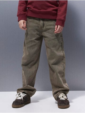 NKMRYAN STRAIGHT JEANS 4525-IM L in medium brown denim