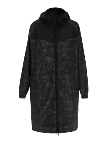 Damen Mantel in Oliv Camouflage