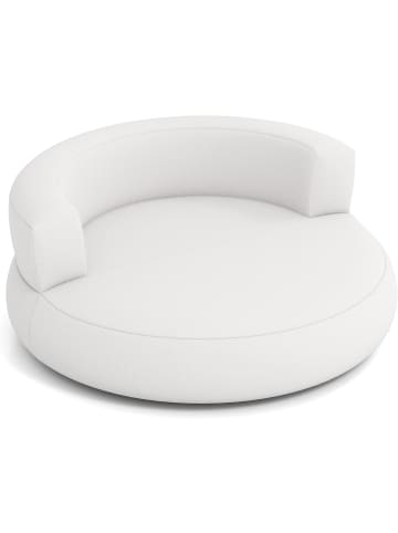 Aufblasbares Sofa rund in Weiß