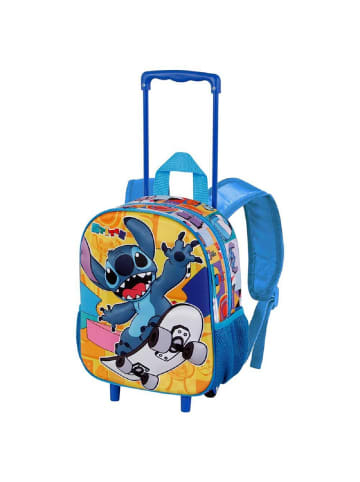 Lilo & Stitch Trolley-Rucksack in fröhlichem Design für die Schule in Gelb