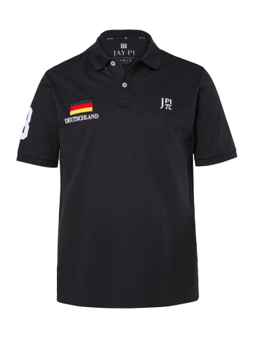 Poloshirt in schwarz