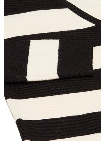 Damen Strickpullover in Schwarz Wollweiss