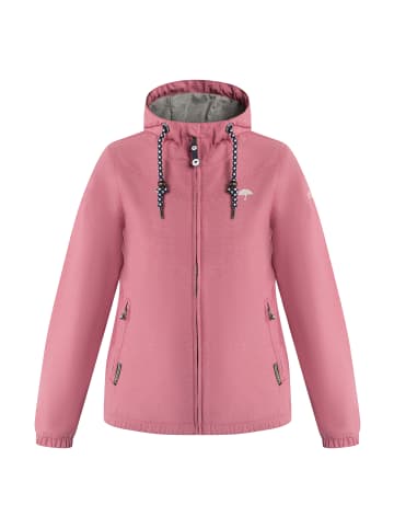 Damen Regenjacke in Himbeerpink Melange