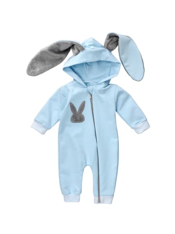 Babyoverall Hase Lieblingsstücke in blau