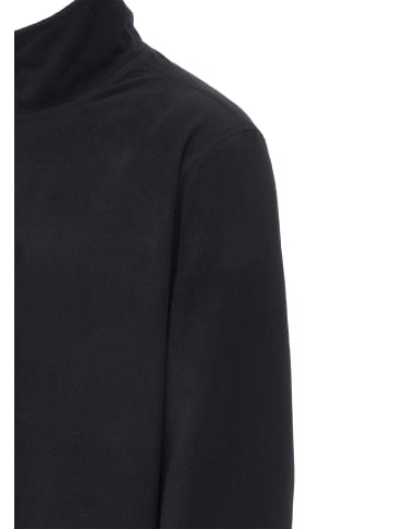 Men Fleece Pullover in Schwarz