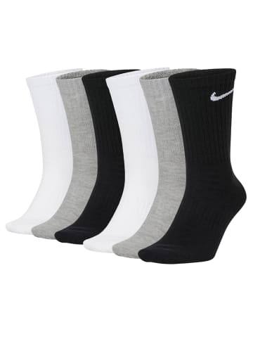 Socken 6er Pack in Schwarz/Grau/Weiß