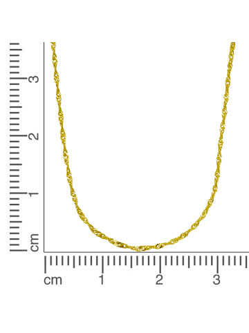 375/- Gold in gelb