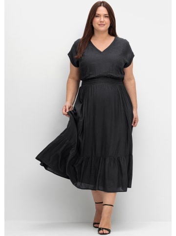 Maxikleid in schwarz