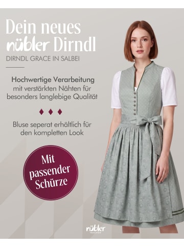 Midi Dirndl Grace in Salbei