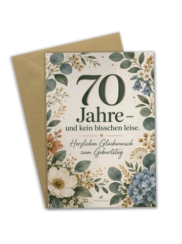 Geburtstagskarte Geburtstagskarte botanisch Des... in Weiß