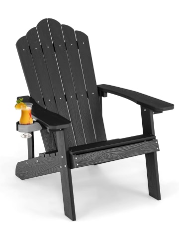 Adirondack Stuhl bis zu 170kg in Schwarz