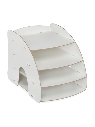 Dokumentenablage in Weiß - (B)25,5 x (H)27 x (T)34,5 cm