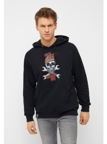 Hoodie in jet black