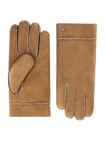 Handschuh gewachsenes Lammfell in Hazelnut