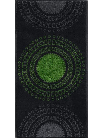 Frottier, Jacquard Duschtuch Kreise in grün