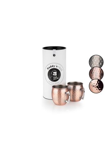 Cocktailbecher 2er Set -MOSCOW MULE- in Kupfer, Maße: 9x12x9,5 cm