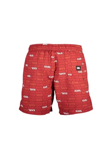 Rot Polyester Herren Bade Boxershorts