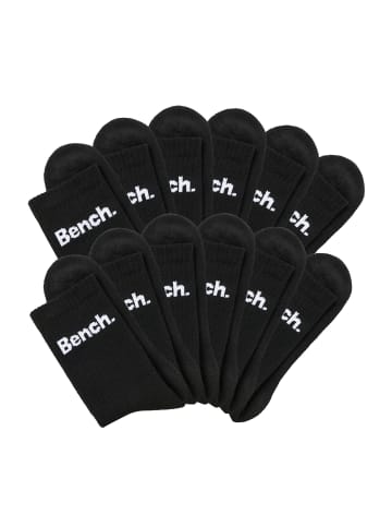 Tennissocken in 12x schwarz