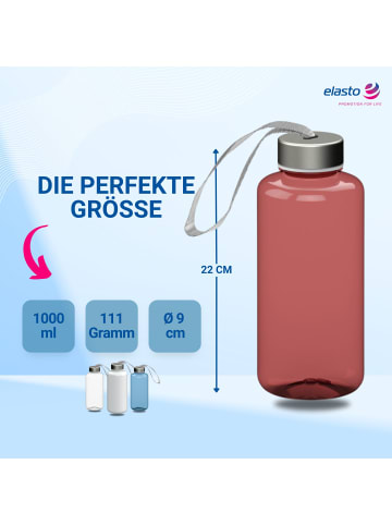 Trinkflasche "Pure" in rot - 1 l