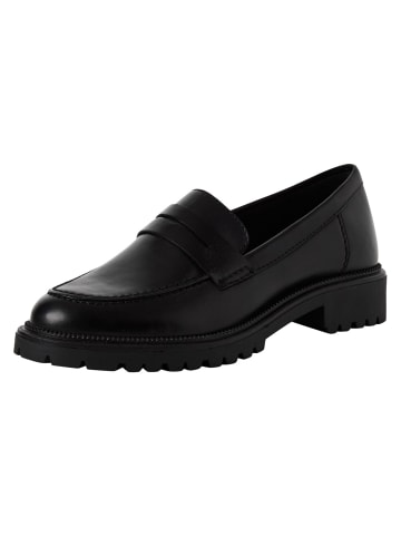 Slipper in BLACK LEATHER