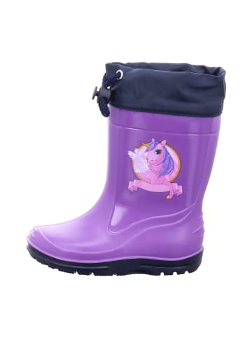 Gummistiefel in Lila