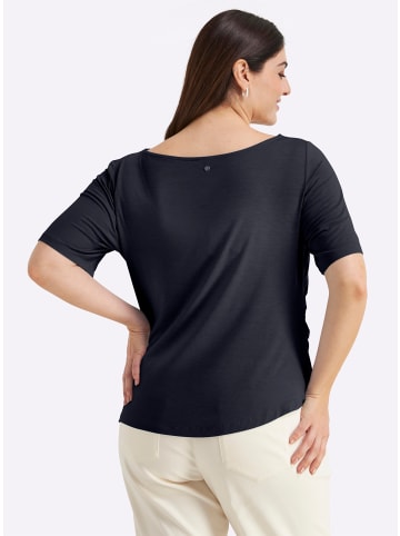 Shirt in tiefblau