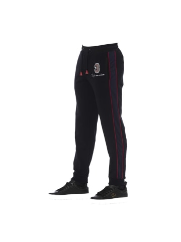 Schwarz Baumwolle Herren Sport Hose