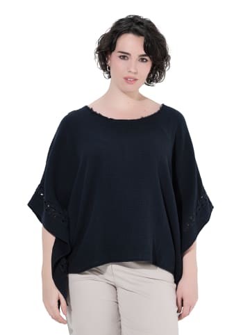 Bluse in graphitgrau
