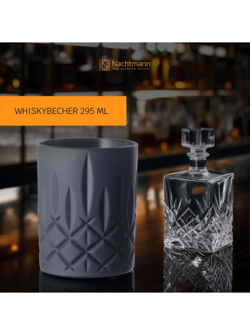 2er Set Whiskygläser Noblesse Black Edition in Schwarz 295 ml