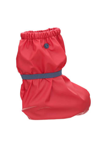 Regenfüßlinge mit Fleece-Futter in Rot