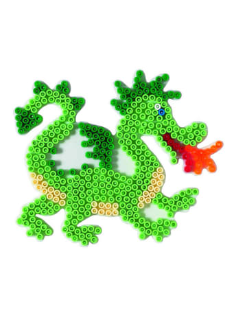 Midi-Stiftplatte Drache, weiß - ab 5 Jahren