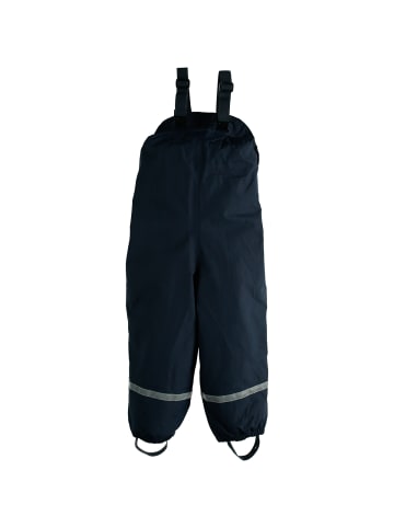 atmungsaktive Regenhose mit Latz für Jungen in dunkelblau