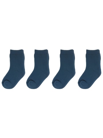 4er Pack Socken Halbplüsch in Dunkelblau