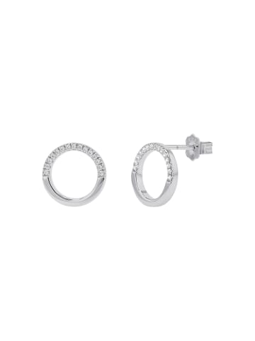 Ohrstecker Silber 925, rosévergoldet in silber