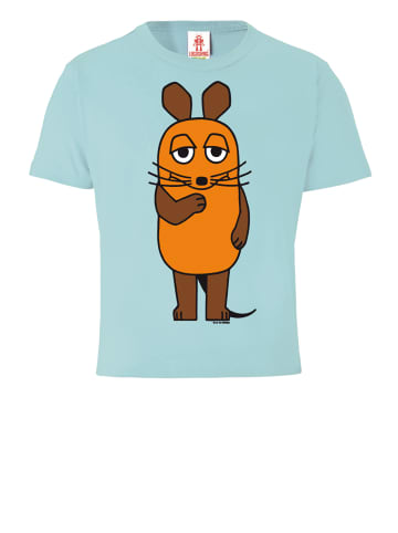 T-Shirt Sendung mit der Maus - Maus in hellblau