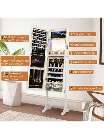 Schmuckschrank in Weiß