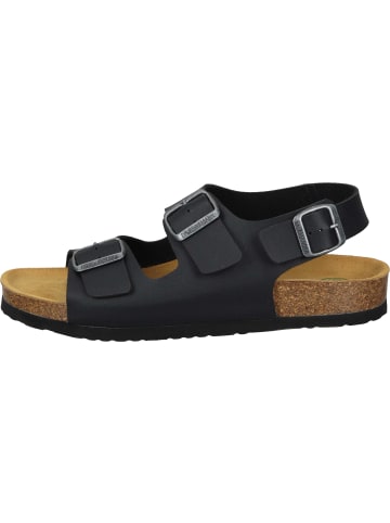 Komfort-Sandalen in schwarz