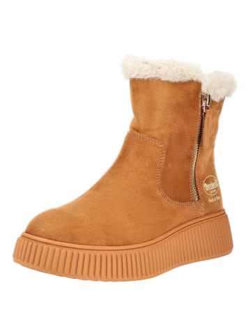 Stiefelette Cognac