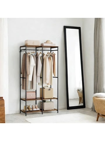 Kleiderschrank Blochic in Braun - (B)94.5 x (H)180 x (T)40 cm