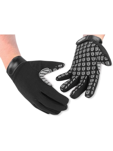 Raubfischhandschuhe Hunter in Schwarz/Grau