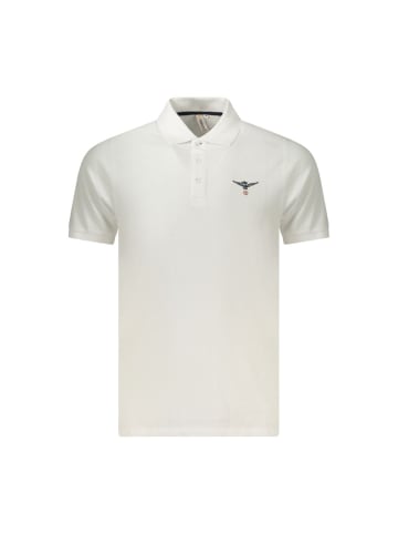 Weiß Baumwolle Herren Polo