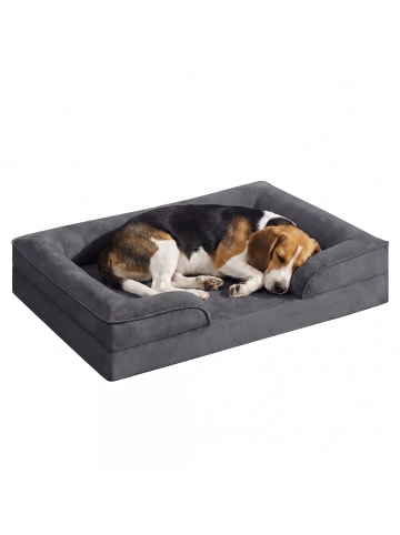 Hundebett Blomfy in Dunkelgrau - (B)89 x (H)16 x (T)63 cm