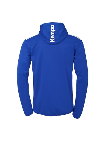 Kapuzenjacke Emotion 27 in royal/weiß