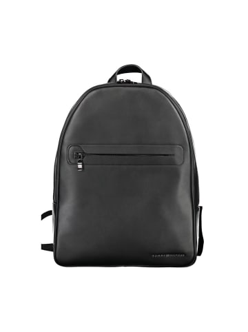 Schwarz Polyurethan Herren Rucksack