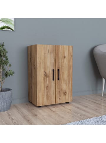 Beistellschrank Åsnes in Braun (H)74cm