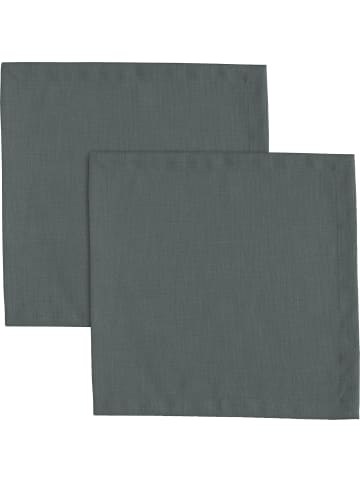Serviette 2er-Pack Madrid in anthrazit