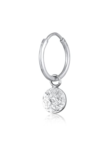 Ohrringe 925 Sterling Silber Plättchen in Silber
