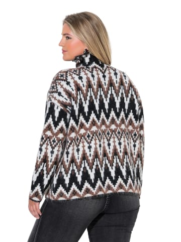 Pullover in walnuss