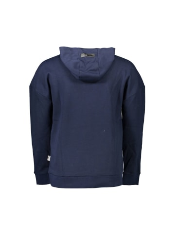 Blau Baumwolle Herren Sweatshirt